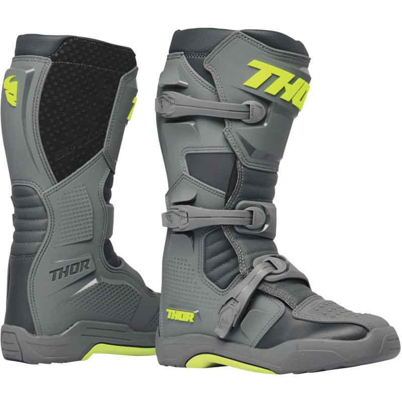 Thor Blitz XR Trail MX Motocross csizma szürke-neon