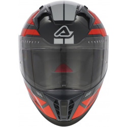 Acerbis X-Way Graphic Logo szürke-narancs zárt bukósisak napszemüveggel